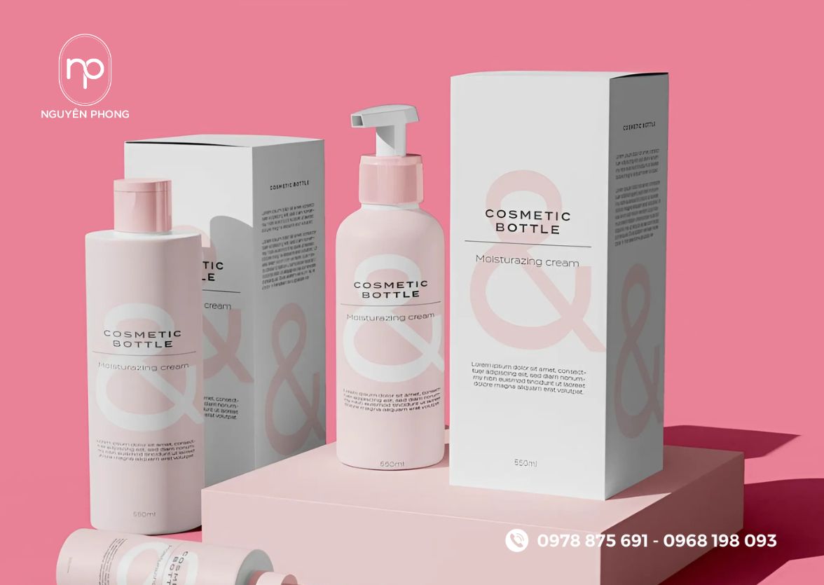 Mẫu hộp đựng kem body ấn tượng